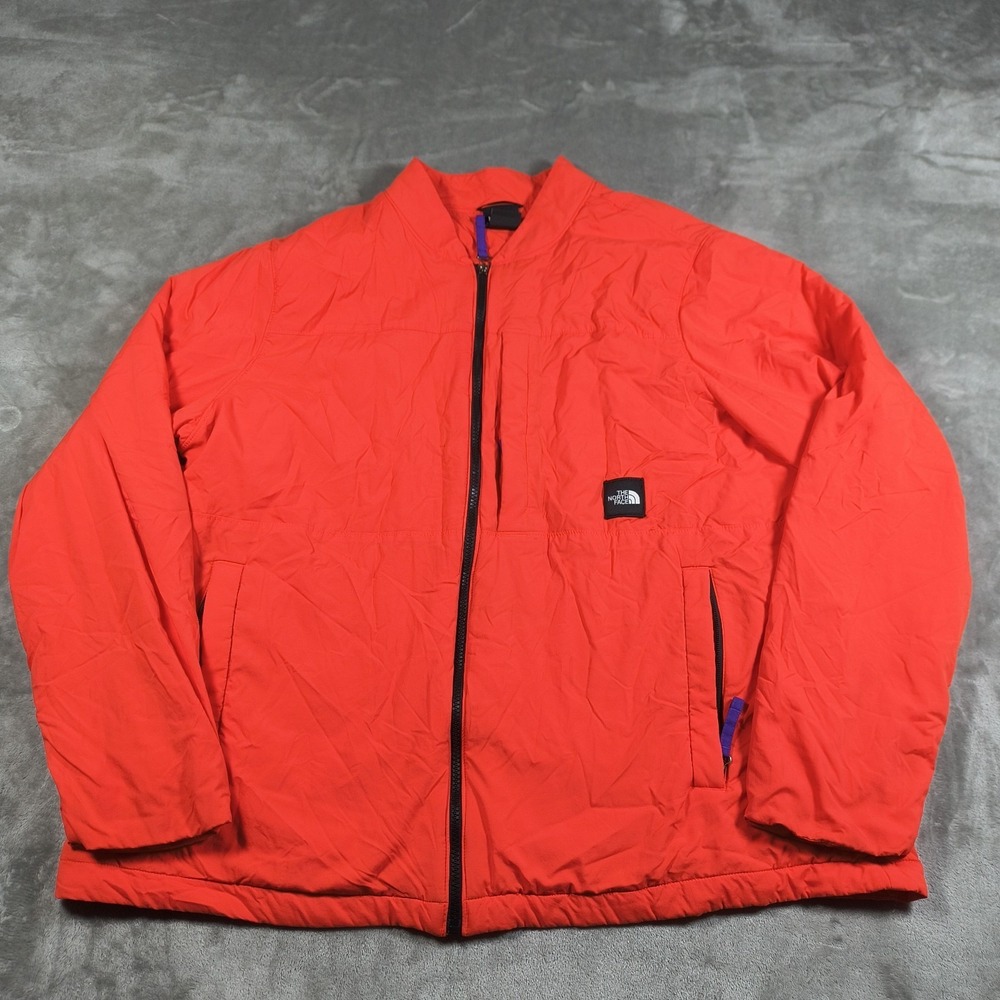 North Face Jacket Womens‎ XXXL Red Team Kit Mid Layer Flare Full Zip AJ845